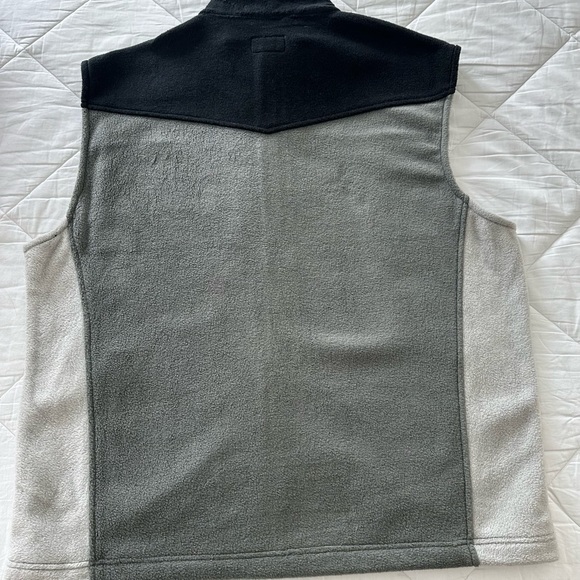 Mens Hooey XL Vest Grey and Black Fleece - Picture 8 of 8